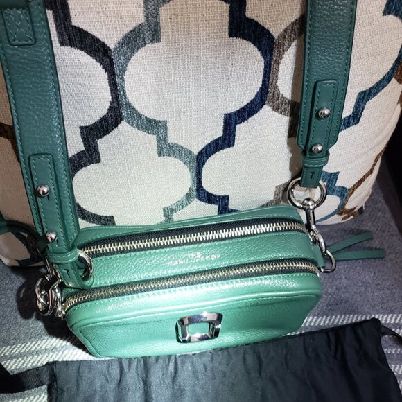 Marc Jacobs Camera bag double zippers pebbled leather - Picture 4 of 9